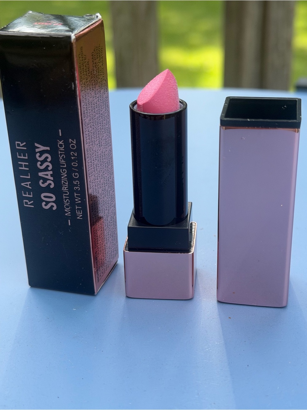 RealHer So Sassy Moisturizing Lipstick - Pink Shade - O.12 oz